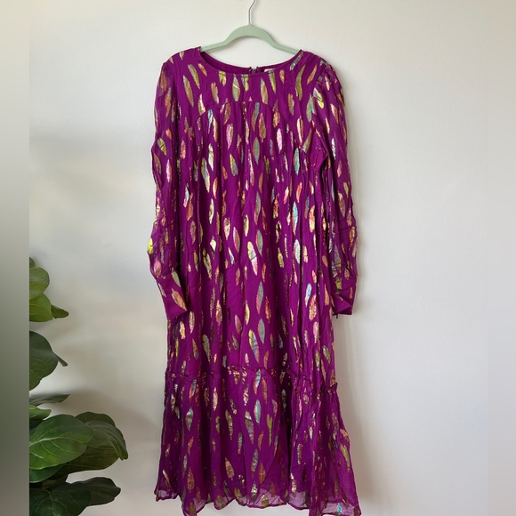 Ceibon Eeryn Metallica Print Magenta Size L - Picture 2 of 6